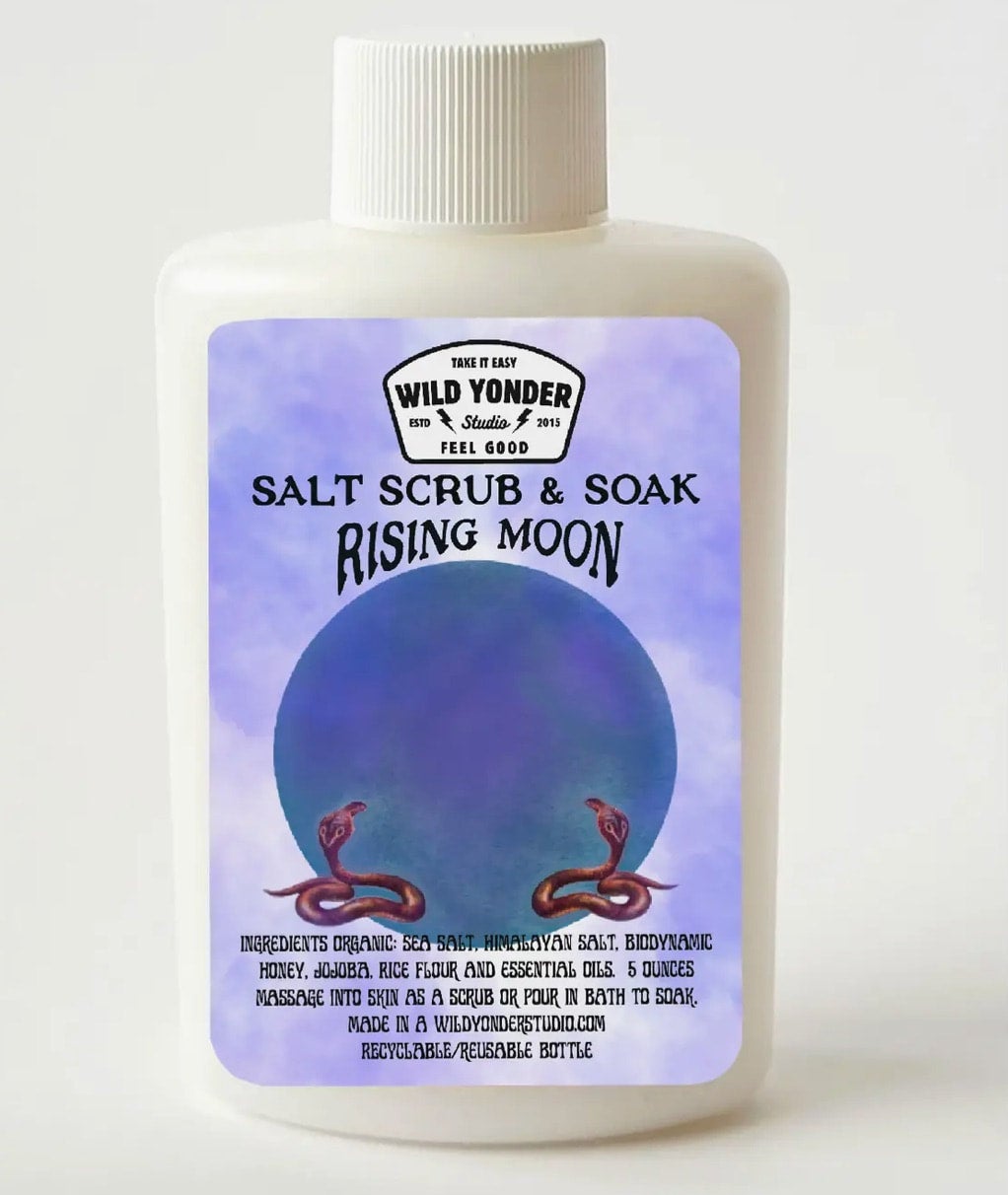 Rising Moon Body Scrub + Soak 5 oz Bottle | POOR GEORGE